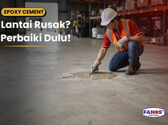 Epoxy Cement: Solusi Perbaikan Lantai Beton Sebelum Aplikasi Epoxy