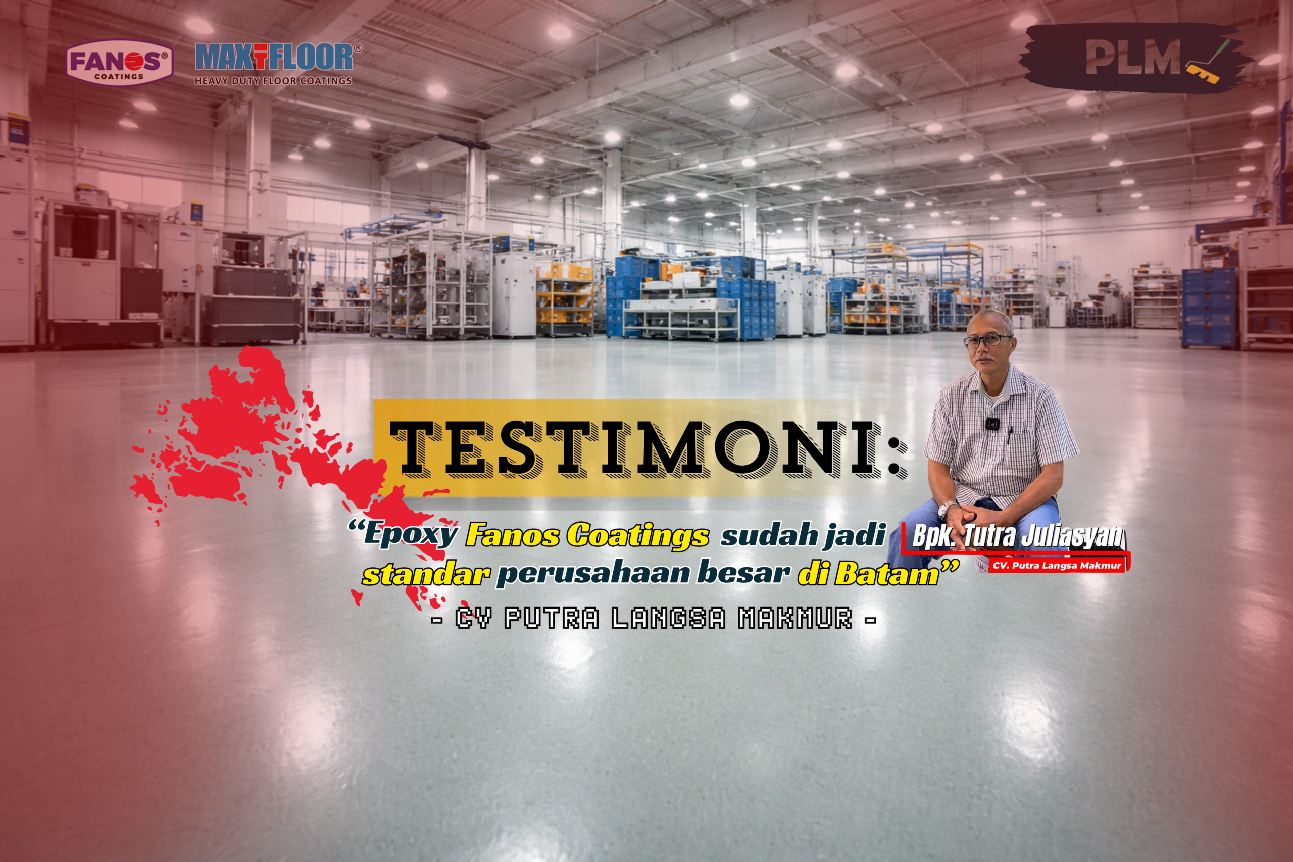 Testimoni aplikator dari produk Epoxy Fanos di Batam
